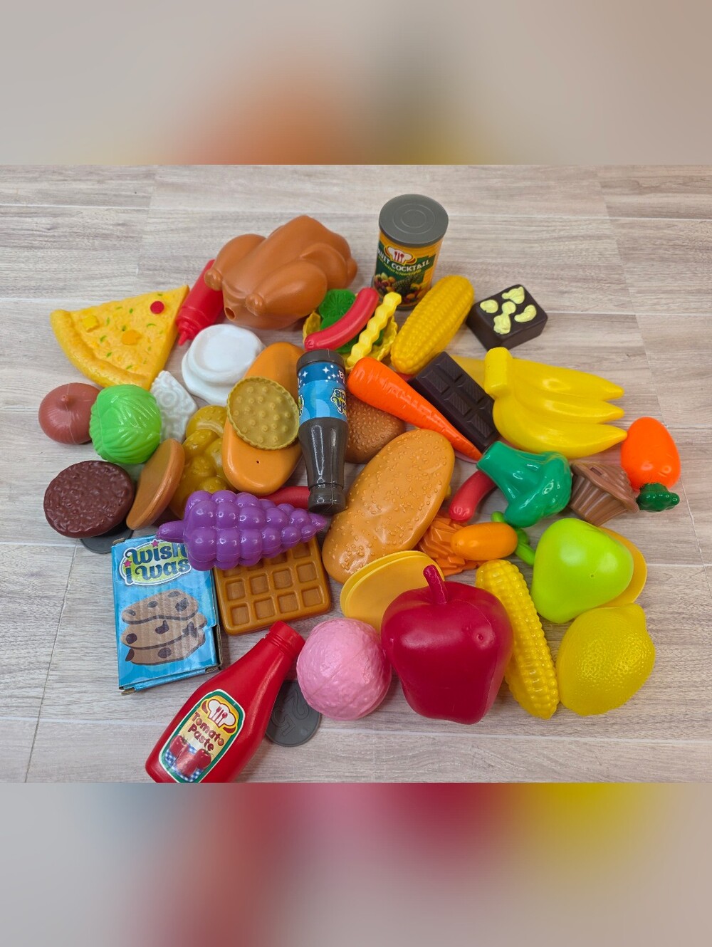 Lot Of Toy Play Food